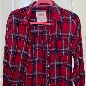flannel button up